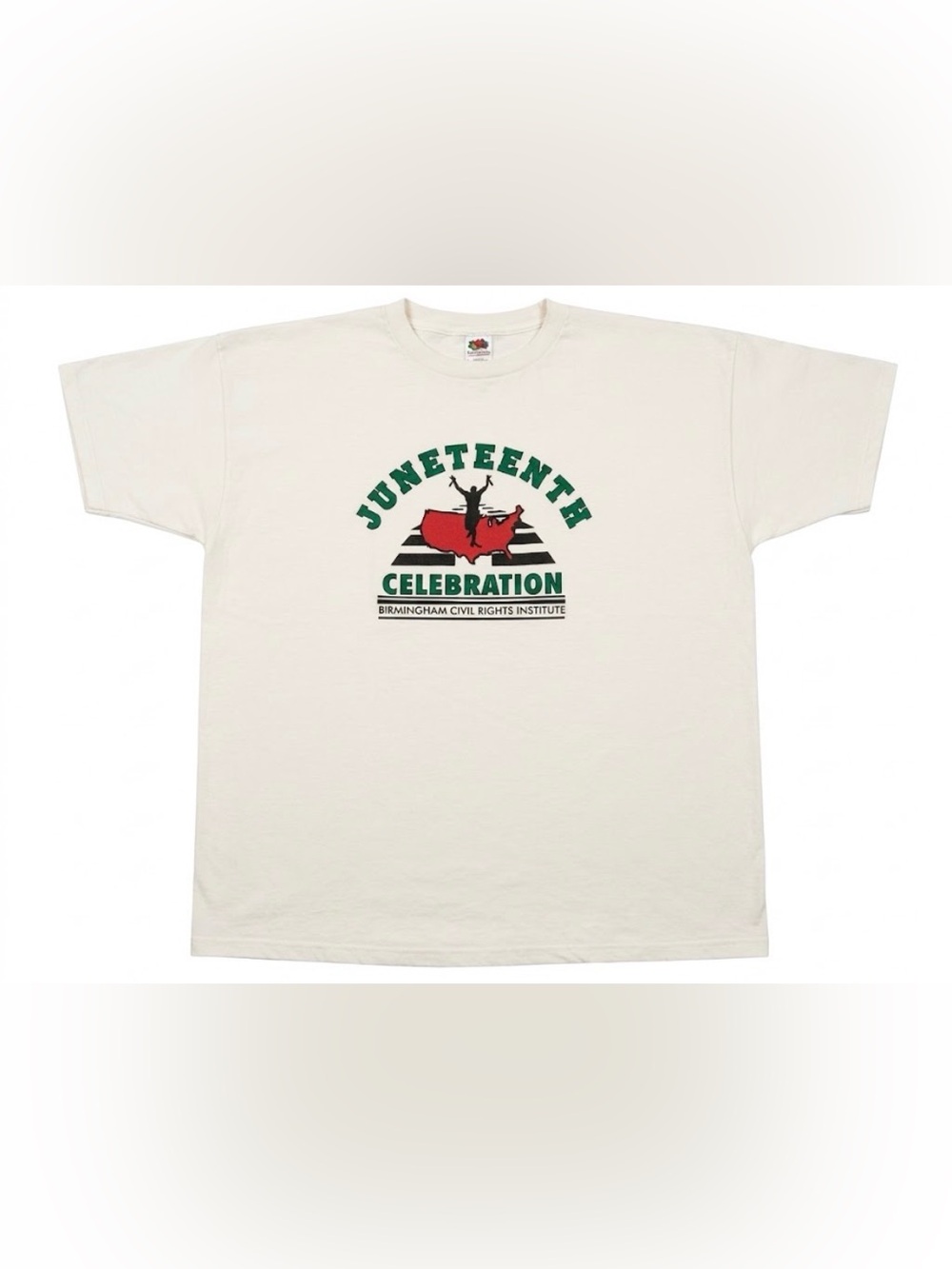 Vintage Juneteenth Celebration Shirt Birmingham Civil Rights Institute 3XL White